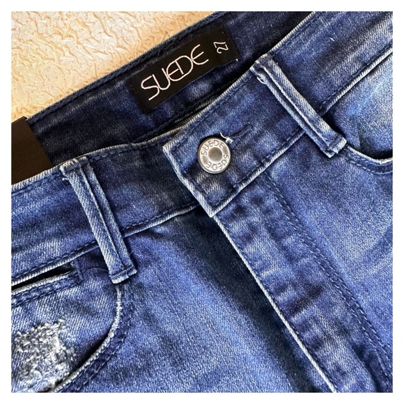 Farrah High Rise Flare Bell Bottom Jeans Size 27 NEW Y2K Inspired - Picture 10 of 12